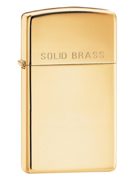 Bricheta Zippo 1654 Slim Solid Brass