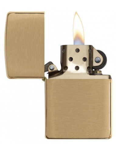 Bricheta Zippo 204B Brushed Brass Finish