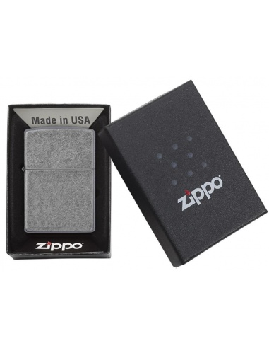 Bricheta Zippo 121FB Antique Silver Plate