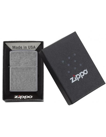 Bricheta Zippo 121FB Antique Silver Plate