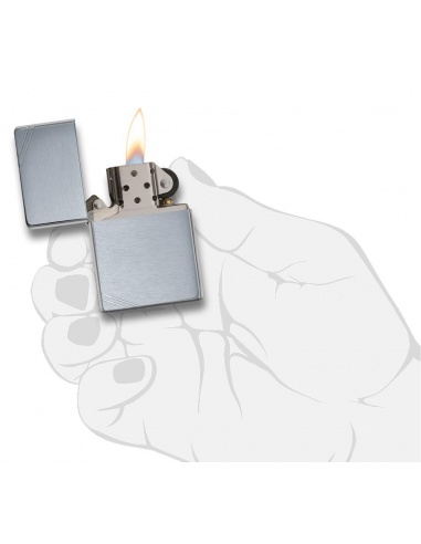 Bricheta Zippo 230 Vintage Brushed Chrome