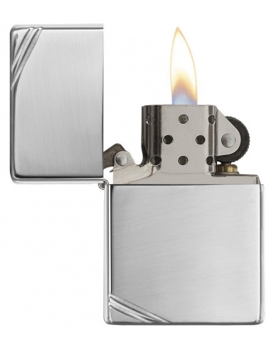 Bricheta Zippo 260 High Polish Chrome Vintage with Slashes