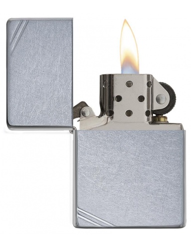 Bricheta Zippo 267 Street Chrom Vintage with Slashes