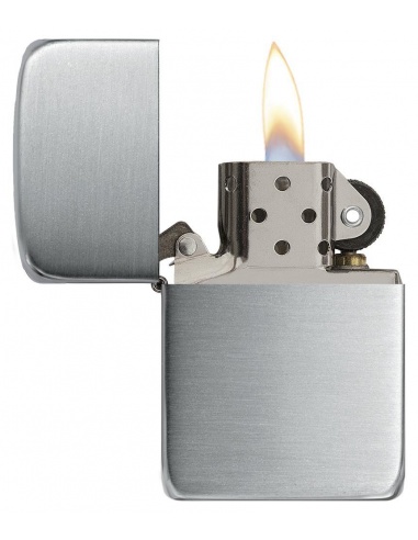 Bricheta Zippo 24 Hand Satin Sterling Silver 1941 Replica