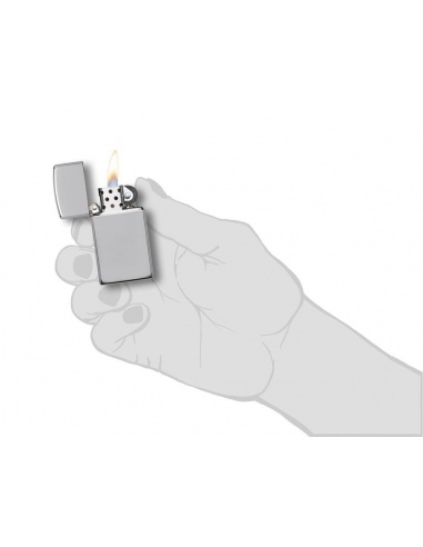 Bricheta Zippo 1606 Slim Armor High Polish Chrome 