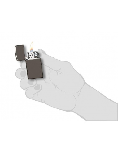 Bricheta Zippo 20492 Slim Black Ice