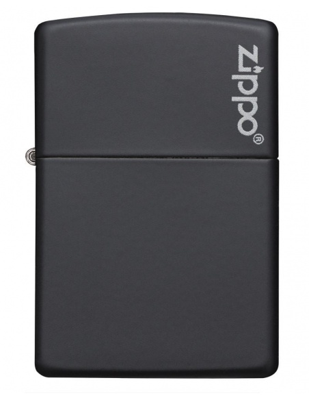 Bricheta Zippo 218ZL Black Matte with Zippo Logo