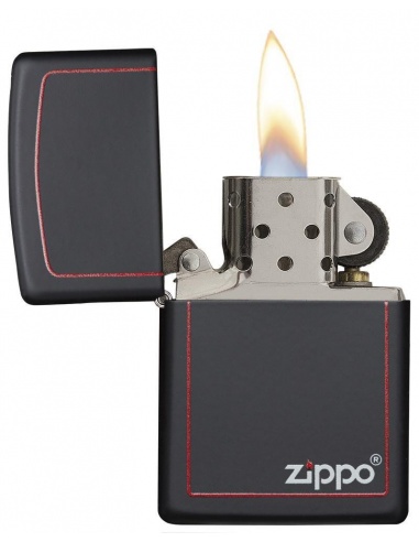 Bricheta Zippo 218ZB Classic Black and Red Zippo