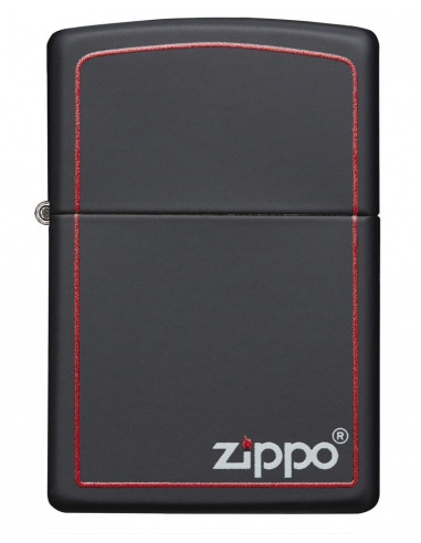 Bricheta Zippo 218ZB Classic Black and Red Zippo
