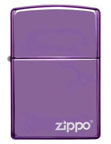 Bricheta Zippo 24747ZL High Polish Purple Zippo Logo