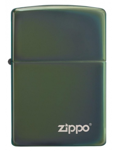 Bricheta Zippo 28129ZL High Polish Green Zippo Logo