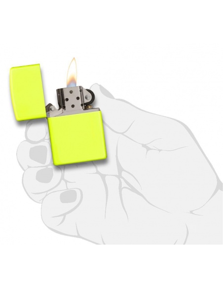 Bricheta Zippo 28887 Neon Yellow