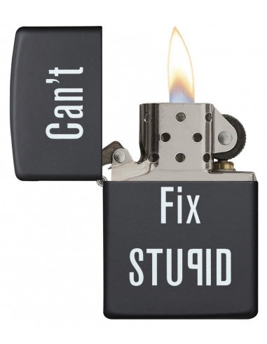 Bricheta Zippo 28664 Can't Fix Stupid