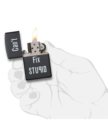 Bricheta Zippo 28664 Can't Fix Stupid