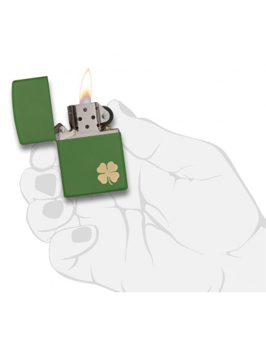 Bricheta Zippo 21032 Shamrock Deere Green