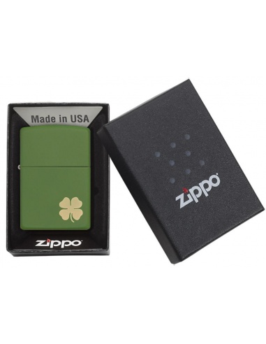 Bricheta Zippo 21032 Shamrock Deere Green