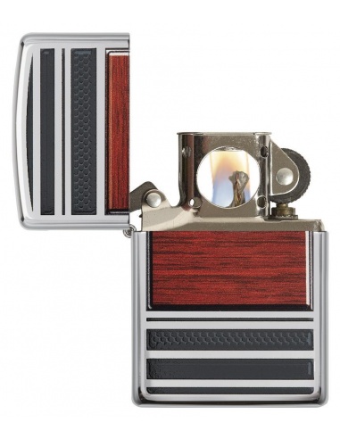 Bricheta Zippo 28676 Steel And Wood Pipe