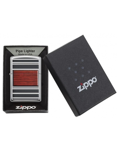 Bricheta Zippo 28676 Steel And Wood Pipe