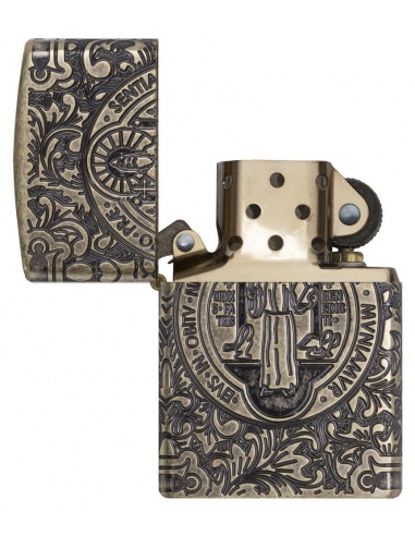 Bricheta Zippo 29719 Medal & Cross of St. Benedict
