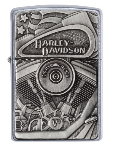 Bricheta Zippo 29266 Harley Davidson-Motor & Flag