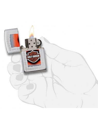 Bricheta Zippo 29559 Harley Davidson-Logo