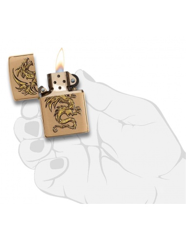 Bricheta Zippo 29725 Dragon Design