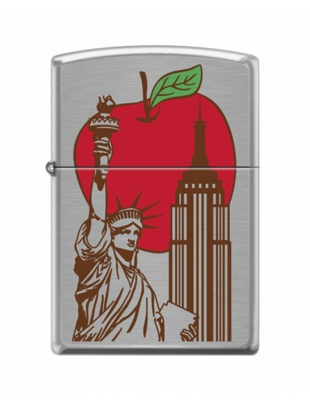 Bricheta Zippo 6384 Statue of Liberty & Big Apple-New York