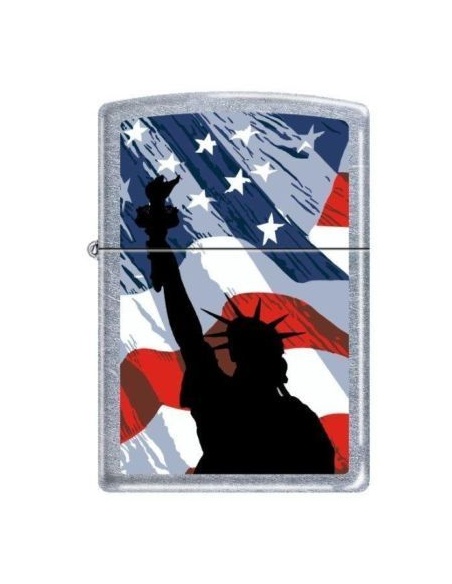 Bricheta Zippo 2277 Statue of Liberty-USA Flag