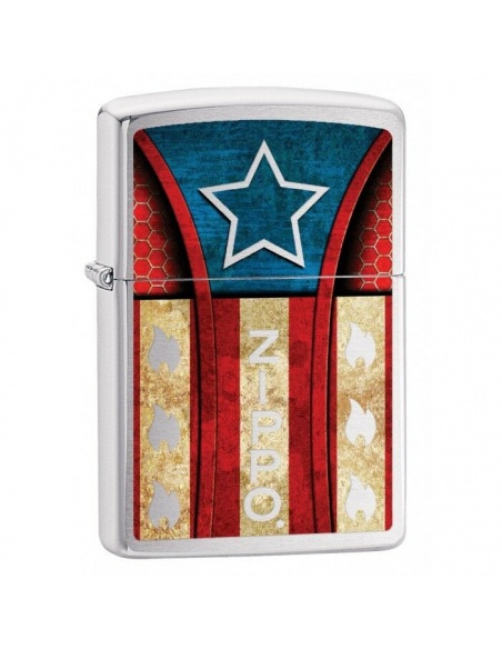 Bricheta Zippo 4581 American Flag-Star