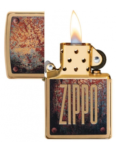 Brichetă Zippo 29879 Rusty Plate Design