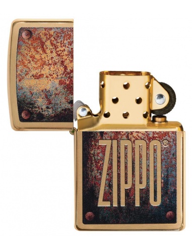 Brichetă Zippo 29879 Rusty Plate Design
