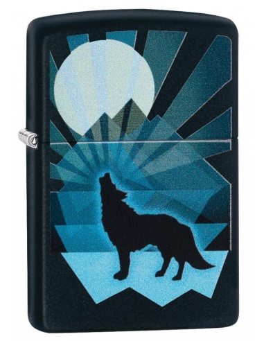 Brichetă Zippo 29864 Wolf Howling at Moon