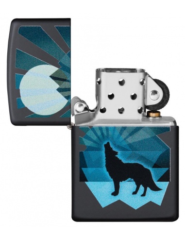 Brichetă Zippo 29864 Wolf Howling at Moon