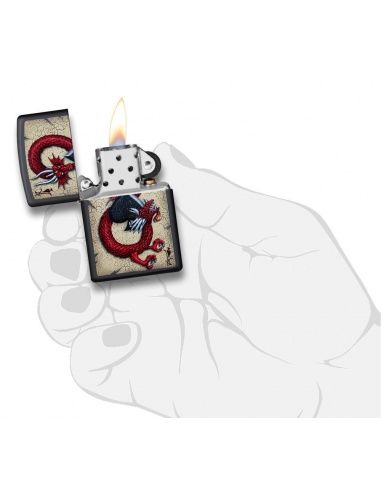 Brichetă Zippo 29840 Dragon-Ace of Spades