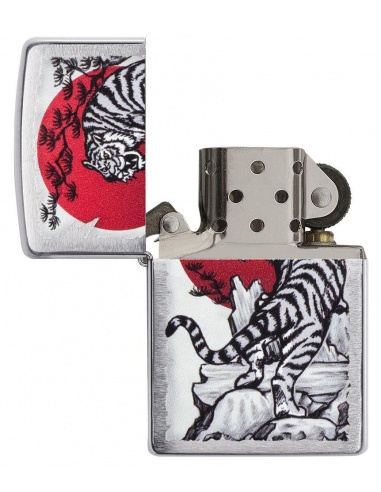 Brichetă Zippo 29889 Tiger & Rising Sun