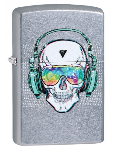 Brichetă Zippo 29855 Skull-Headphones-Sunglasses