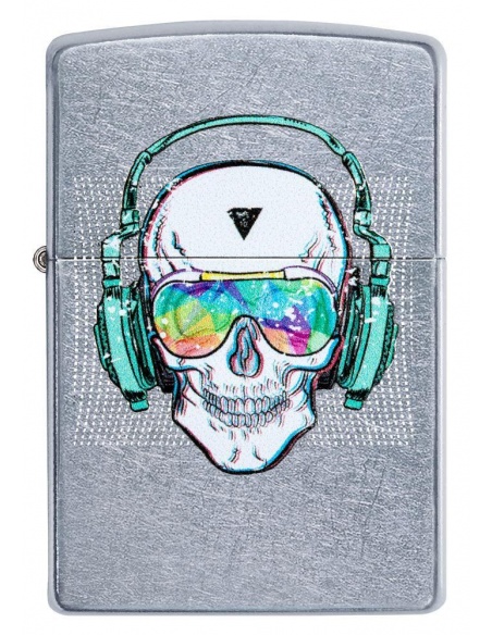 Brichetă Zippo 29855 Skull-Headphones-Sunglasses