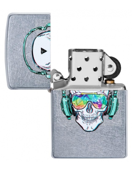Brichetă Zippo 29855 Skull-Headphones-Sunglasses