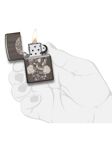 Brichetă Zippo 29883 Fancy Skull Design