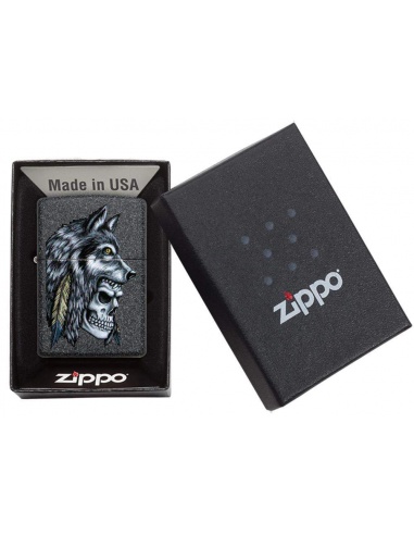 Brichetă Zippo 29863 Wolf & Skull