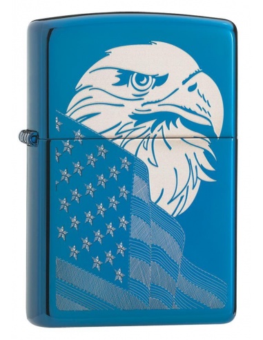Brichetă Zippo 29882 Eagle & USA Flag Design