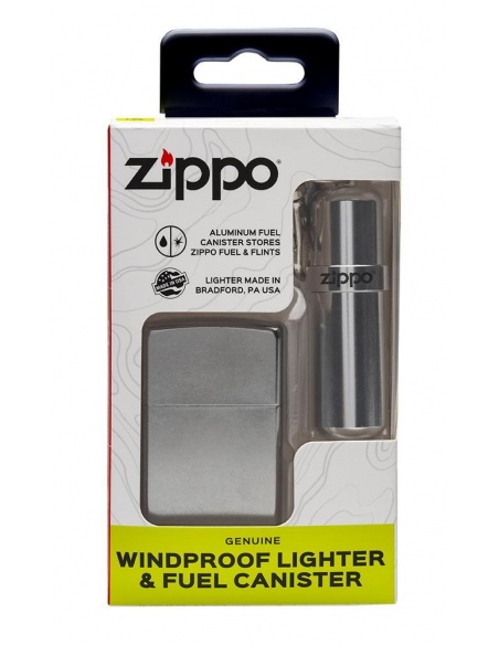 Set cadou brichetă Zippo 207   canistră benzină 29788