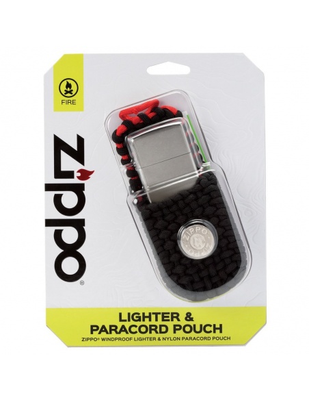 Set cadou brichetă Zippo + husă din paracord 40472