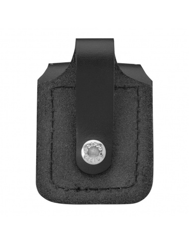 Husă brichetă Zippo cu capsă și loop LPLBK