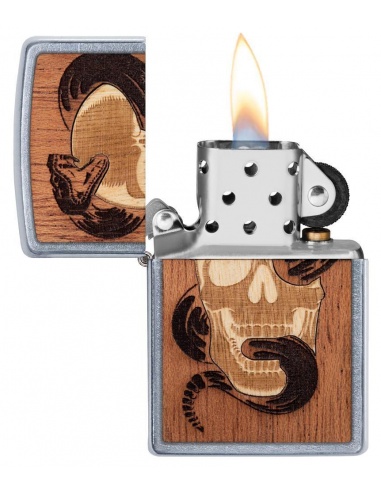 Brichetă Zippo Woodchuck USA Snake & Skull 49042