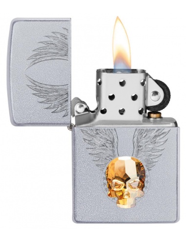 Brichetă Zippo Gold Skull Design 49034
