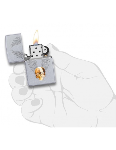Brichetă Zippo Gold Skull Design 49034