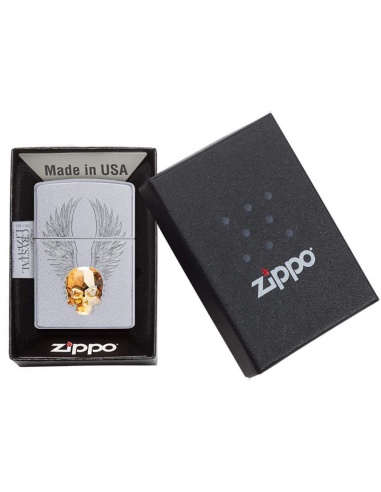 Brichetă Zippo Gold Skull Design 49034