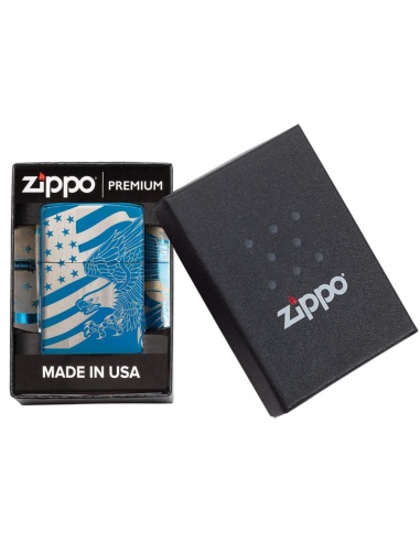 Brichetă Zippo Patriotic Eagle & Flag Design 49046