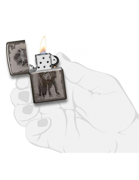 Brichetă Zippo Wolf Design 49073